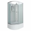 Душевая кабина Niagara NG-2310-14RBKTG (1200х800х2000-2400) высокий поддон(40см) стекло МАТОВОЕ 4 места