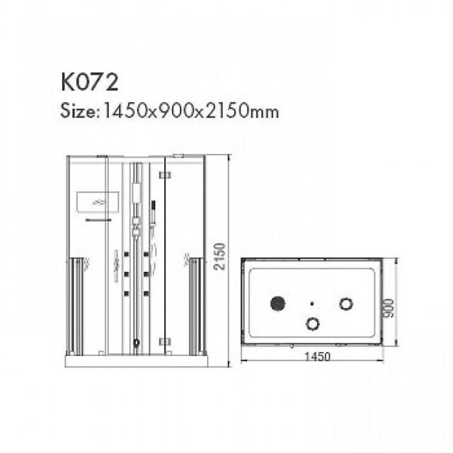 Инфракрасная душевая кабина KOY K072