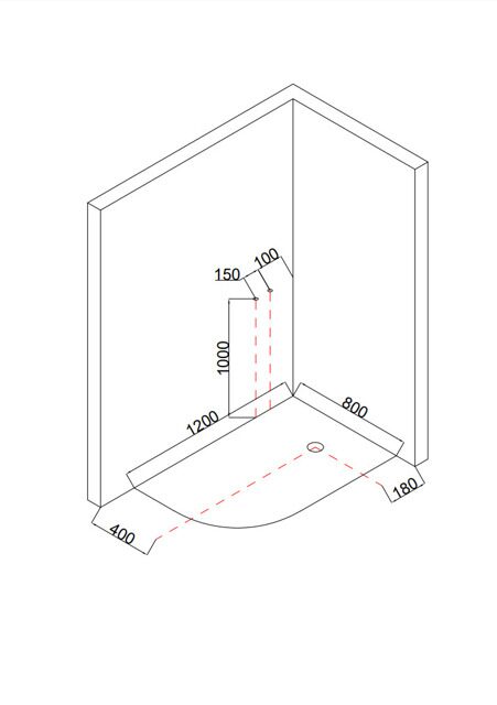 Душевая кабина с гидромассажем Taliente TA-128CB(R) 120*80*220см