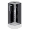 Душевая кабина NG-3503-14F (800х800х2150) средний поддон(26см) стекло ТОНИРОВАННОЕ 4 места