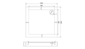 Поддон GOOD DOOR Форум 900*900 (ножки,без слива)